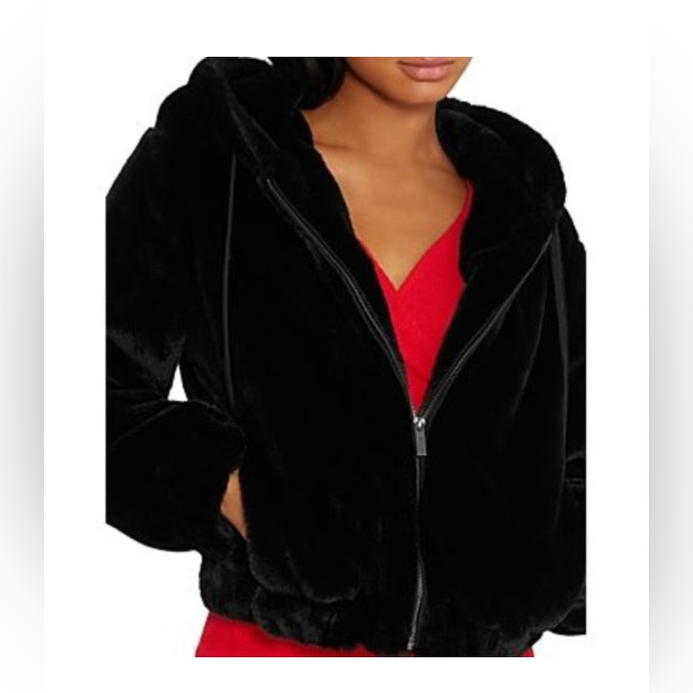 Sanctuary faux fur bomber jacket